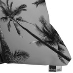 BW Palms // Throw Pillow (18" x 18")