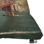 Golden Gate View // Throw Pillow (18" x 18")