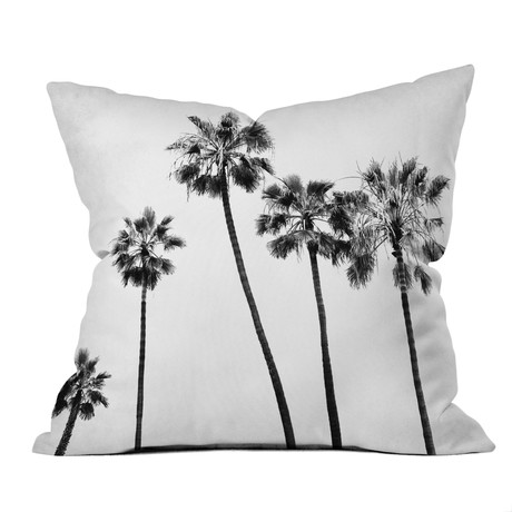 Five Palms // Throw Pillow (18" x 18")