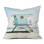 Santa Cruz Summer // Throw Pillow (18" x 18")