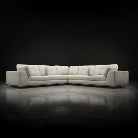 Perry Two Arm Corner Sectional Sofa