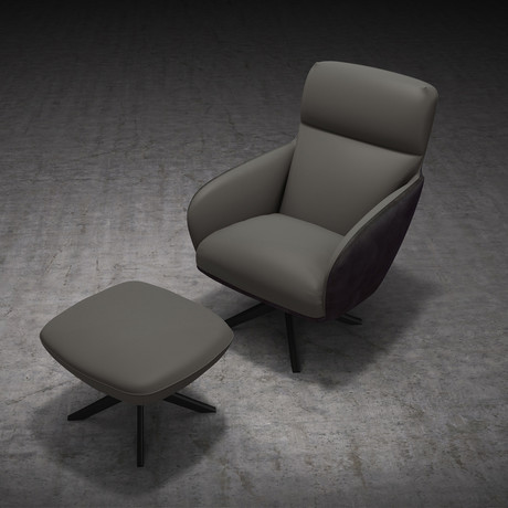 Christie Lounge Chair (Safari + Distressed Whisky)