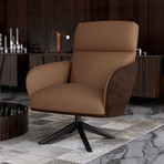 Christie Lounge Chair (Safari + Distressed Whisky)