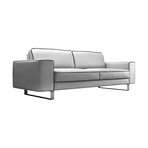 Waverly Sofa (Soft Snow + Fendi)