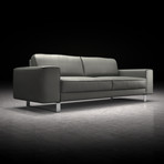 Waverly Sofa (Soft Snow + Fendi)