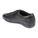 Leather Lace-Up Sneaker // Black (Euro: 40)