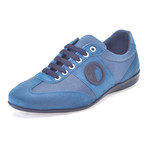 Mixed Texture Lace-Up Sneaker // Royal Blue (Euro: 43)