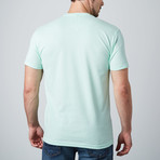 Ultra Soft Sueded Crewneck T-Shirt // Mint (L)