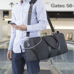 Travel Duffel + Charger (Slate Black)