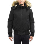 Enzo Bomber // Black (XL)