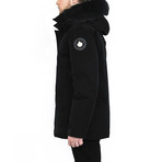 Nicky Mid-Length Jacket // Black On Black (S)