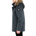 Nicky Mid-Length Jacket // Grey (S)