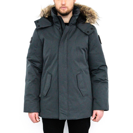 Nicky Mid-Length Jacket // Grey (S)