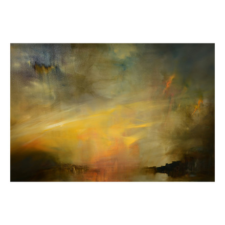 Cirrus At Sunset (10"W x 15"H)