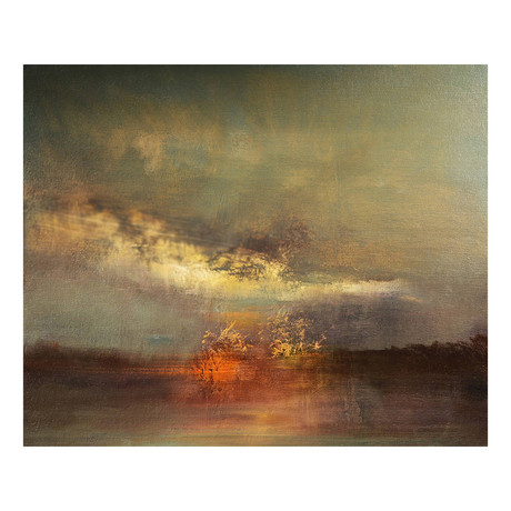 Twin Oaks (10"W x 15"H)