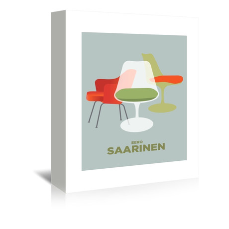 Saarinen Chairs (16"W x 20"H x 1.5"D)