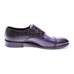 Wingtip Captoe Double Monk // Dark Blue (Euro: 41)