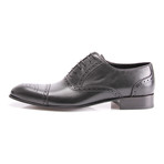 Wingtip Captoe Oxford // Black (Euro: 43)