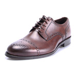 Matte Wingtip Captoe Derby // Brown (Euro: 42)