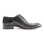 Wingtip Captoe Oxford // Black (Euro: 43)