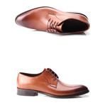 Matte Lace-Up Derby // Tobacco (Euro: 40)