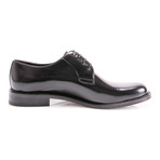 Polished Plain Toe Derby // Black (Euro: 41)