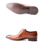 Matte Lace-Up Derby // Tobacco (Euro: 40)