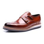 Wingtip Double Monk Sneaker // Tobacco (Euro: 43)