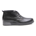 Lace-Up Chukka Boot // Antique Black (Euro: 39)