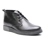 Lace-Up Chukka Boot // Antique Black (Euro: 39)