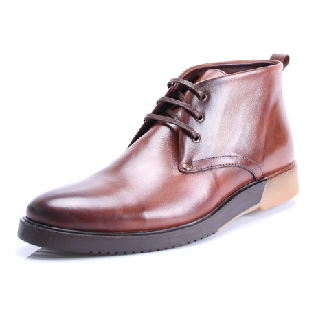 Lace-Up Chukka Boot // Antique Tan (Euro: 39)