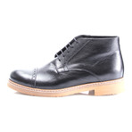 Perforated Captoe Lace-Up Boot // Antique Black (Euro: 44)