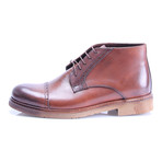 Perforated Captoe Lace-Up Boot // Antique Tobacco (Euro: 41)