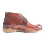 Perforated Captoe Lace-Up Boot // Antique Tobacco (Euro: 41)