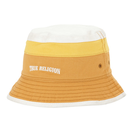 Reversible Colorblocked Bucket Hat // Cream (Small/Medium)