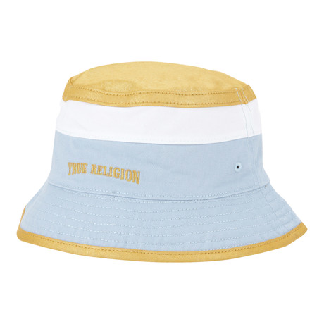 Reversible Colorblocked Bucket Hat // Moss (Small/Medium)