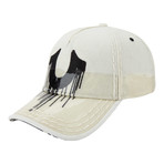 Two-Tone Coated Ball Cap // White