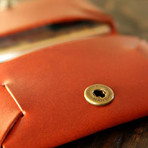 Stitchless Landscape Wallet (Mahogany)