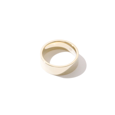 Trinket Collection // 7mm Plain // Gold (Size 5)