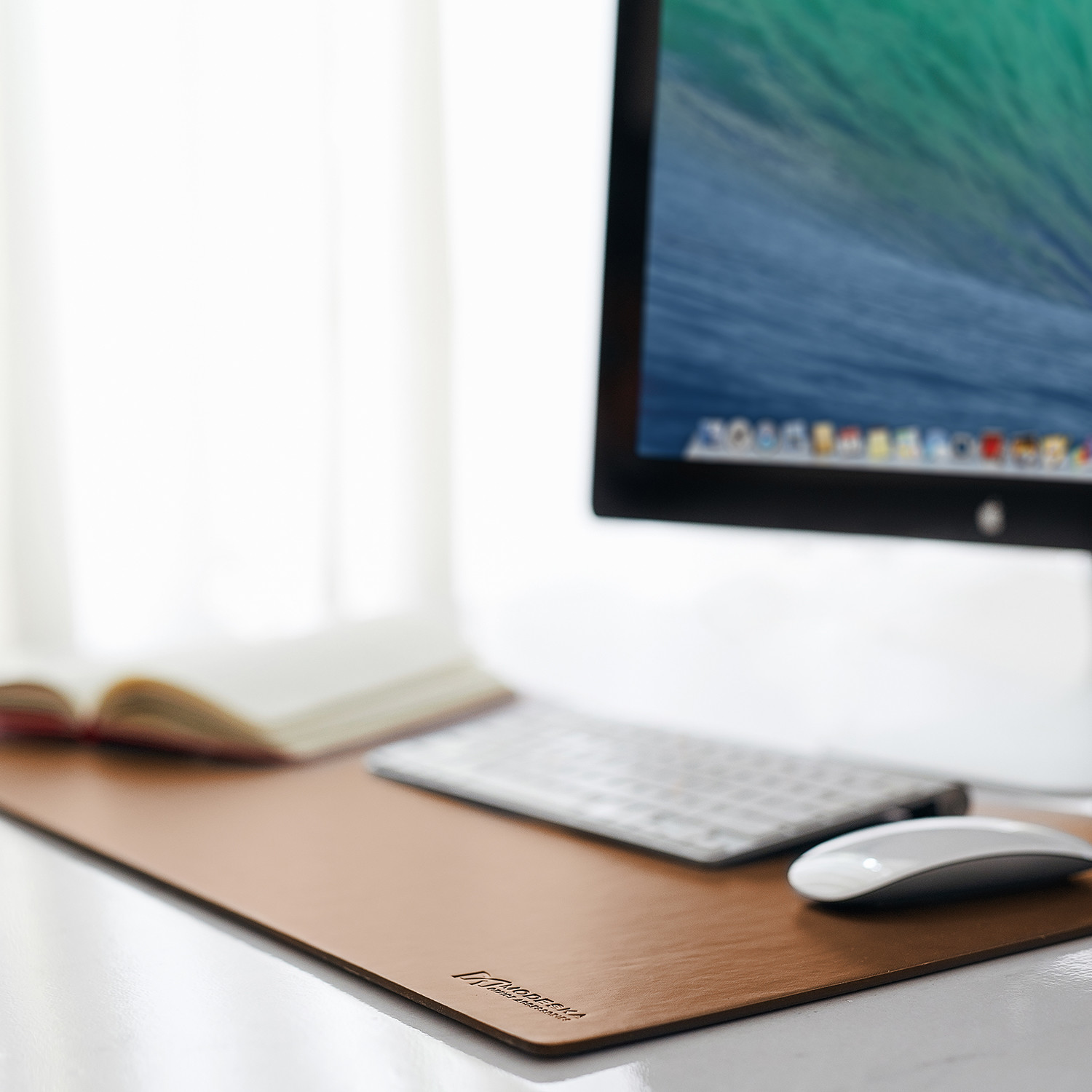 Leather Desk Pad (Brown) - Modeska - Touch of Modern