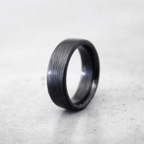 Solid Carbon Fiber Ring (Size 7)