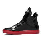 Zeus Sneaker // Black + Red (Euro: 40)