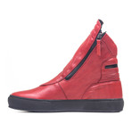 Giove High-Top Sneaker // Red + Black Rock (Euro: 43)