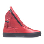 Giove High-Top Sneaker // Red + Black Rock (Euro: 43)