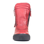 Giove High-Top Sneaker // Red + Black Rock (Euro: 43)