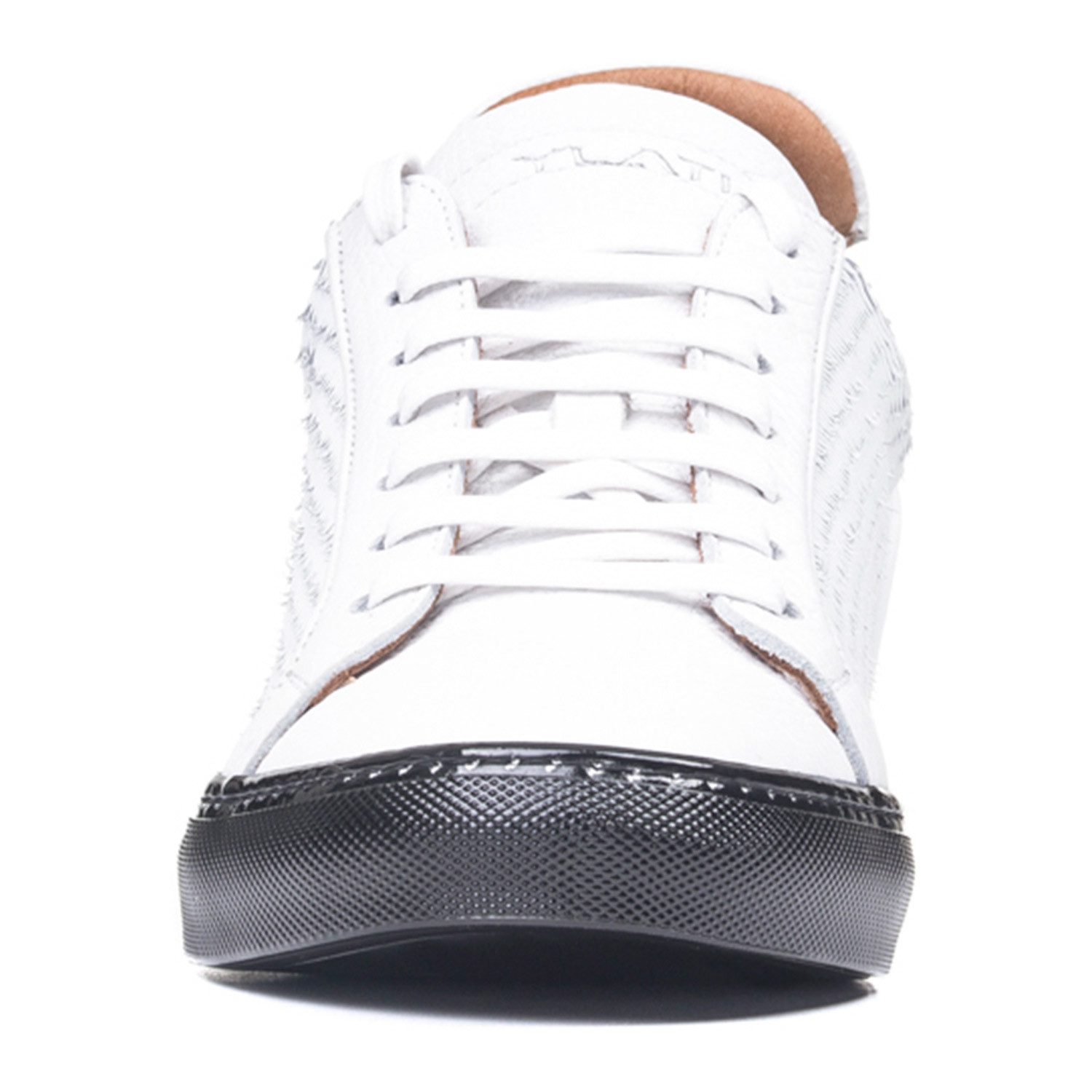 YLATI // Amalfi Low-Top Sneaker // White + Black (Euro: 39) - Last Grab ...