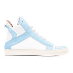 Zeus Sneaker // White + Baby Blue + Light Cream (Euro: 41)
