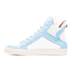 Zeus Sneaker // White + Baby Blue + Light Cream (Euro: 41)