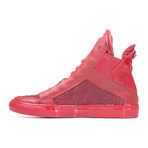 Zeus Snake Skin Sneaker // Red (Euro: 39)