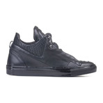 Poseidon Snake Skin Sneaker // Black (Euro: 39)